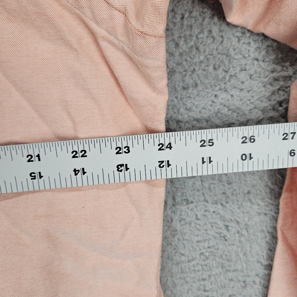 Vintage Ralph Lauren Shirt Mens XL Peach Long Sleeve Button Down Custom Fit - Picture 6 of 8